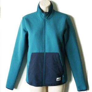 NWOT Mountain Equipment Company Scuba Fleece Zip Jacket XS Aqua Navy